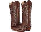 CORRAL BOOTS Boots Circle G Women's Brown Side Embroidery Snip Toe Western Boots L5247