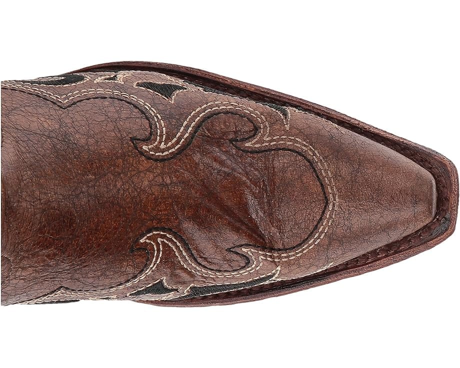 CORRAL BOOTS Boots Circle G Women's Brown Side Embroidery Snip Toe Western Boots L5247