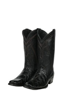 CORRAL BOOTS Boots Corral Men's Black Alligator Inlay Exotic Cowboy Boots A5104