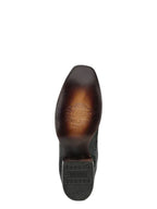 CORRAL BOOTS Boots Corral Men's Black Alligator Inlay Exotic Cowboy Boots A5104
