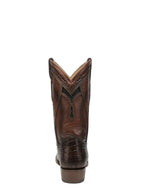 CORRAL BOOTS Boots Corral Men's Honey Brown Alligator Inlay Exotic Cowboy Boots A5105