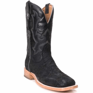 CORRAL BOOTS Boots Corral Men's Matte Black Alligator Exotic Western Boots A4221