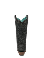 CORRAL BOOTS Boots Corral Women's Black Glitter Inlay and Embroidered Western Boot A5095