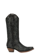 CORRAL BOOTS Boots Corral Women's Black Glitter Inlay and Embroidered Western Boot A5095