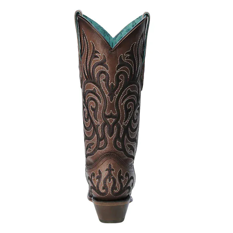 CORRAL BOOTS Boots Corral Women's Brown Embroidered Snip Toe Western Boot Z5289