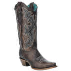 CORRAL BOOTS Boots Corral Women's Brown Embroidered Snip Toe Western Boot Z5289