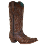 CORRAL BOOTS Boots Corral Women's Brown Fur Snip Toe Western Boots C3576