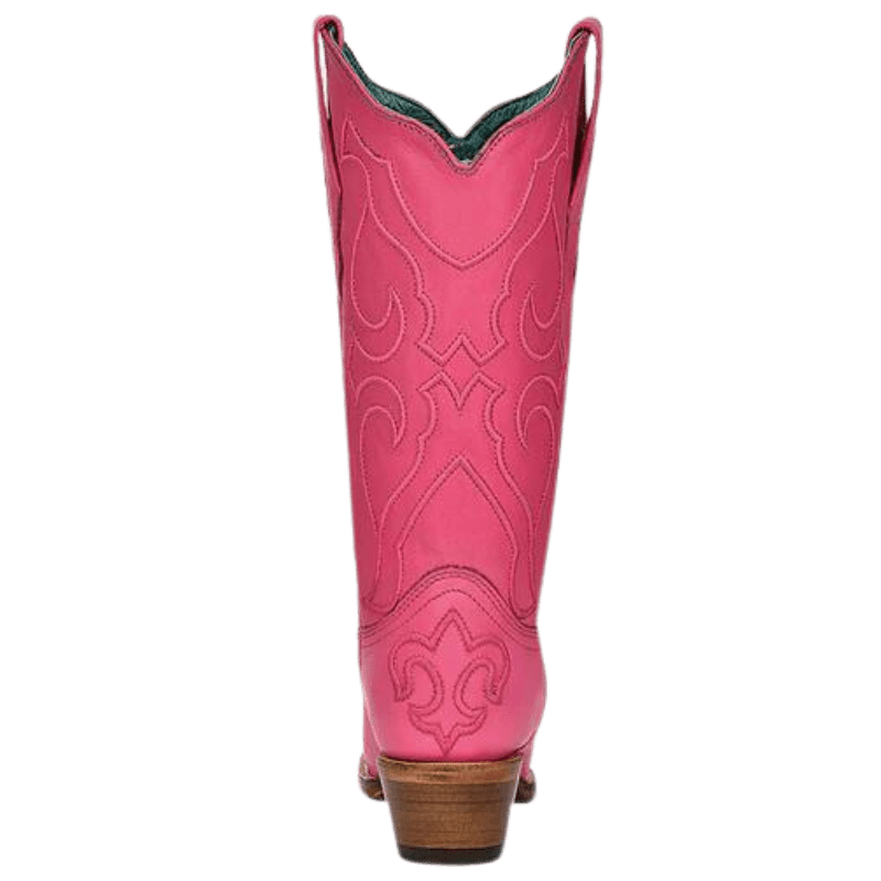 Corral Women's Fuchsia Embroidery Snip Toe Western Boots Z5138