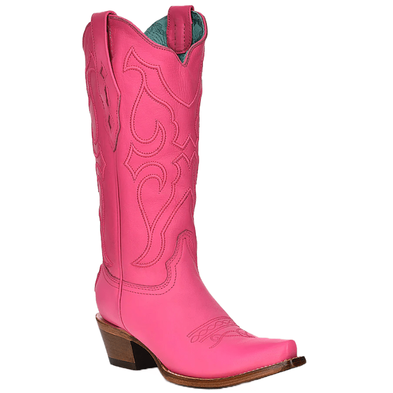 CORRAL BOOTS Boots Corral Women's Fuchsia Embroidery Snip Toe Western Boots Z5138