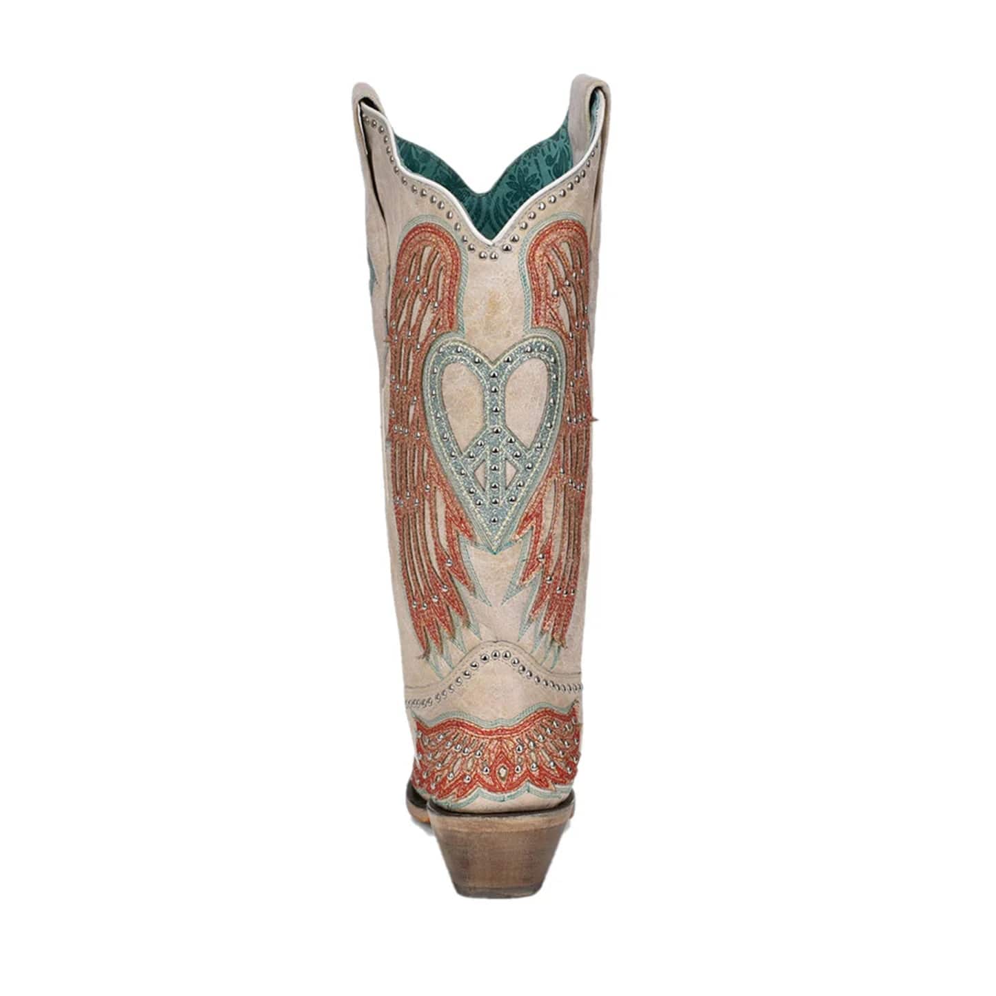 CORRAL BOOTS Boots Corral Women's Heart & Wings Ivory Western Boots A4236
