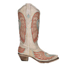 CORRAL BOOTS Boots Corral Women's Heart & Wings Ivory Western Boots A4236