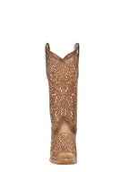 CORRAL BOOTS Boots Corral Women's Sand Glitter & Embroidered Western Boots A5097
