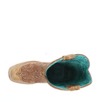 CORRAL BOOTS Boots Corral Women's Sand Glitter Inlay Embroidered Western Boots A4879