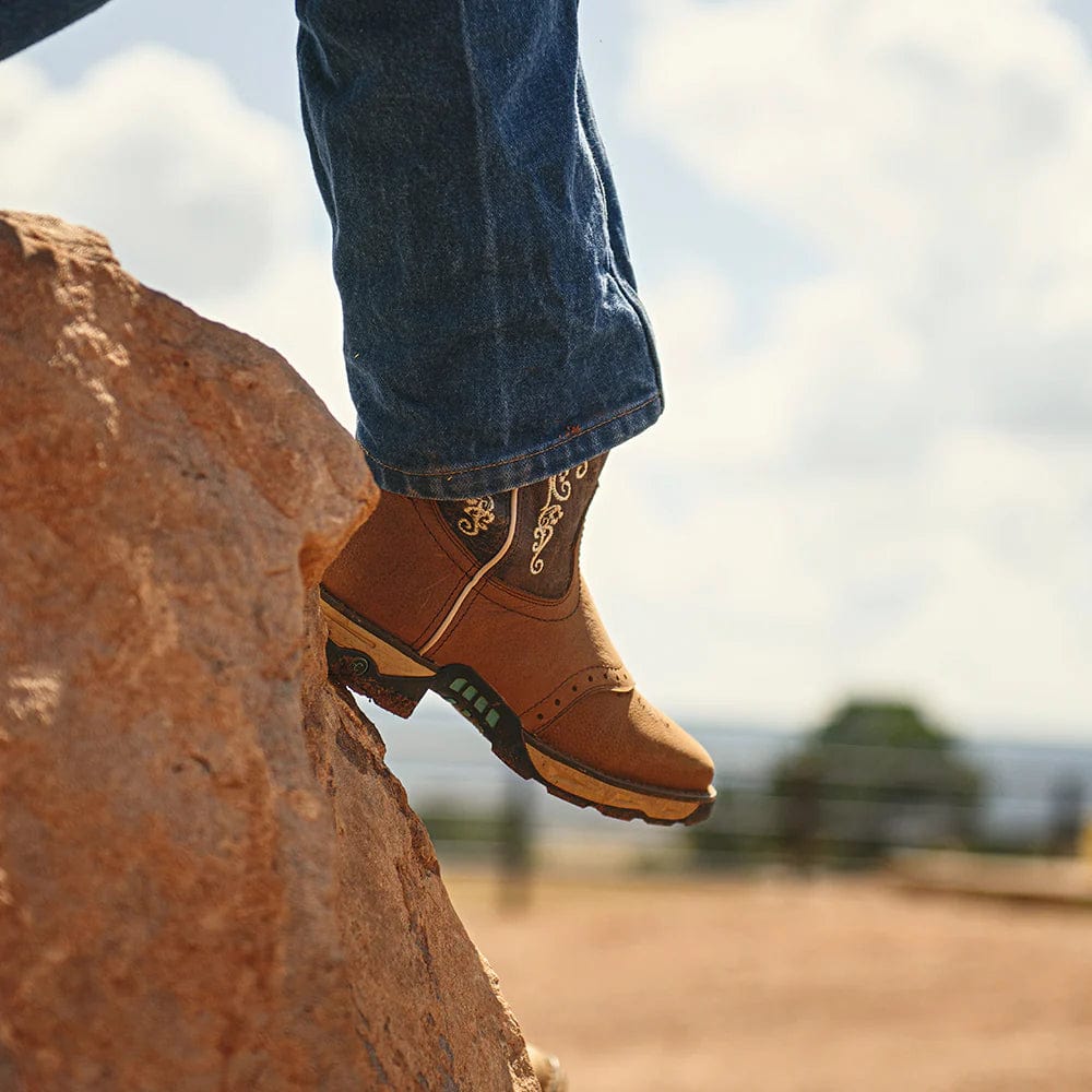 CORRAL BOOTS Boots Corral Women's Tan Hydro Resistant Work Boots W5006