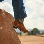 CORRAL BOOTS Boots Corral Women's Tan Hydro Resistant Work Boots W5006