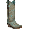 CORRAL BOOTS Boots Corral Women's Turquoise Embroidered Western Boots C3870