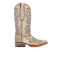 CORRAL BOOTS Boots Corral Women's White Glitter and Embroidered Inlay Western Boots A4878