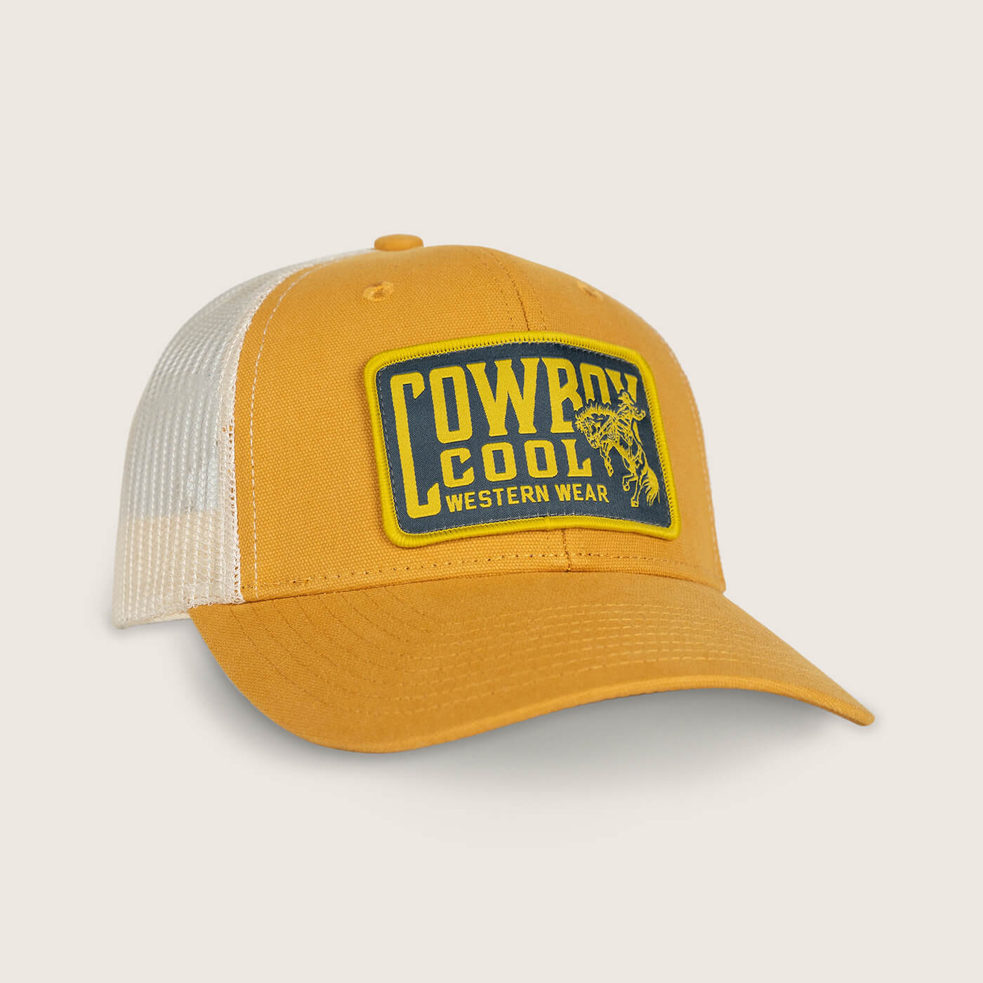 Cowboy Cool Hats Mustard/Cream / OS Roughrider Hat