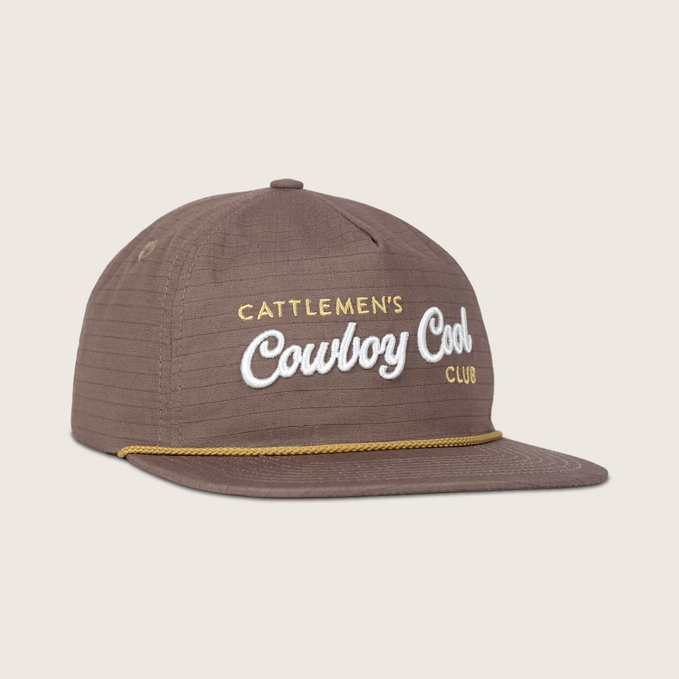 Cowboy Cool Hats OS / Pebble Cattlemen’s Club Rope Hat
