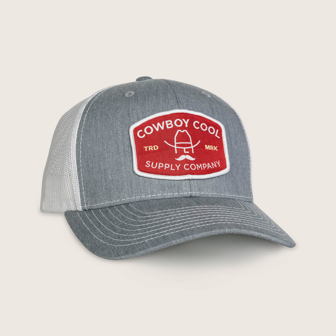 The Buckle Hat in Grey