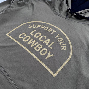 Cowboy Cool Outerwear Support Your Local Cowboy Hoodie