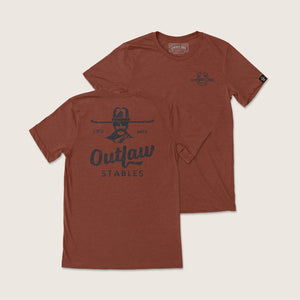 Cowboy Cool Shirts Outlaw Stables T-Shirt