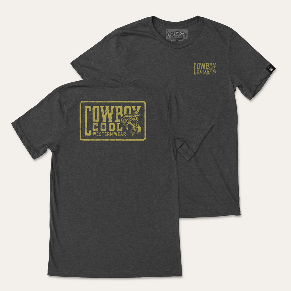 Cowboy Cool Shirts S / Dark Grey Heather Roughrider T-Shirt