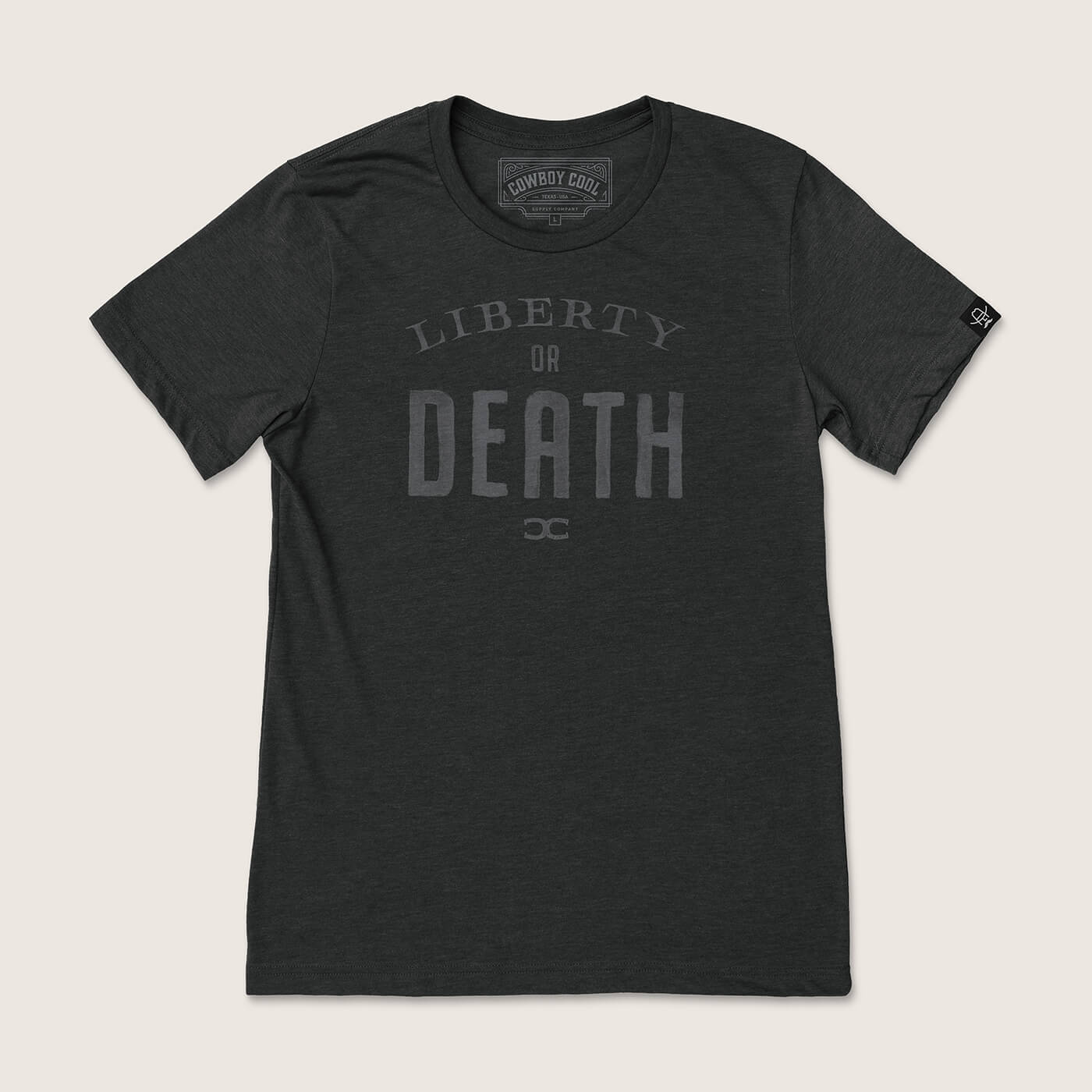 Cowboy Cool Shirts S Liberty Or Death T-Shirt