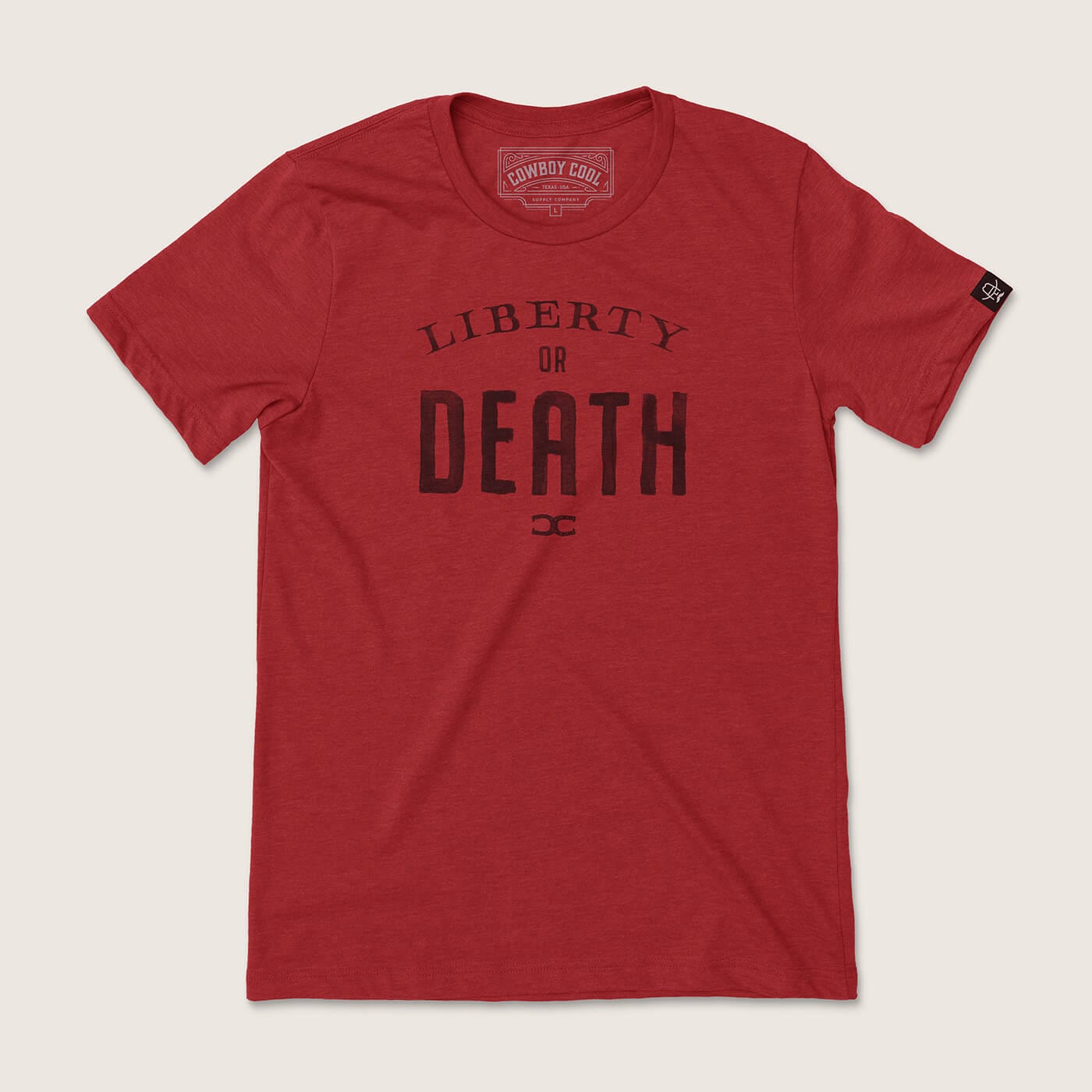 Cowboy Cool Shirts S Liberty Or Death T-Shirt