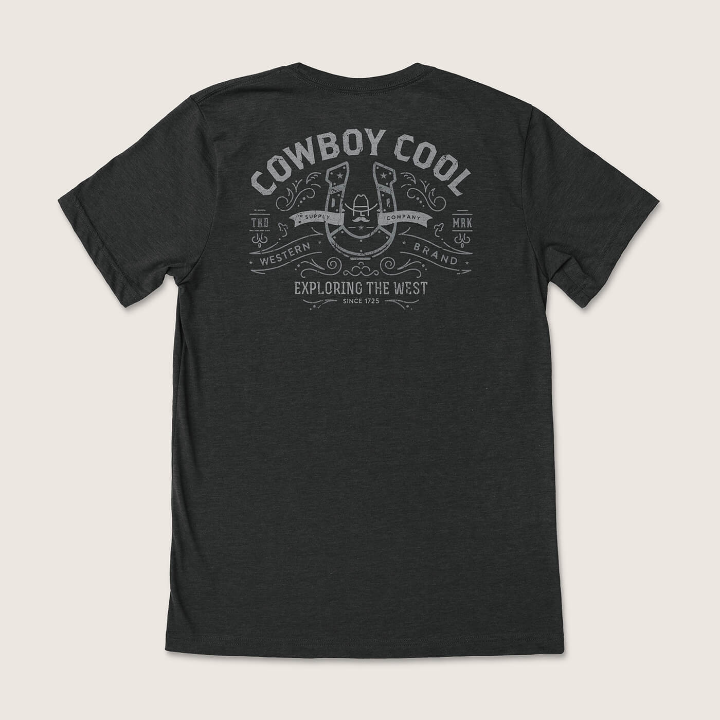 Cowboy Cool T-Shirts S / Black Heather 1725 T-Shirt