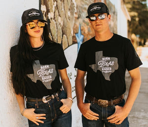 Cowboy Revolution Apparel Co. Hats One Size Fits Most “Before The Dawn” - Cowboy Revolution Dark Camo/Black 5-panel Trucker Hat