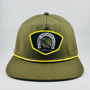 Cowboy Revolution Apparel Co. Hats One Size Fits Most "Born to Chill" Cowboy Revolution Tactical Green Ripstop Rope Hat