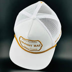 Cowboy Revolution Apparel Co. Hats One Size Fits Most “Cowboy Hat” Cowboy Revolution White Trucker Patch Hat