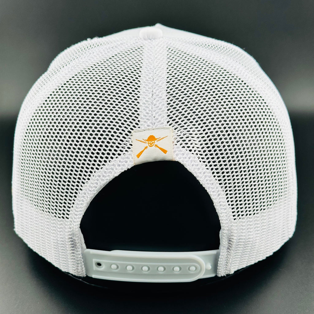 Cowboy Revolution Apparel Co. Hats One Size Fits Most “Cowboy Hat” Cowboy Revolution White Trucker Patch Hat