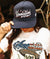 Cowboy Revolution Apparel Co. Hats One Size Fits Most “Lightning" Navy Blue - Cowboy Revolution 5-panel Performance Hat