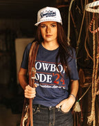 Cowboy Revolution Apparel Co. Hats One Size Fits Most “Lightning" White - Cowboy Revolution 5-panel Performance Hat