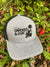 Cracker and Cur Hats Center Logo Hat - Heather Grey/Black