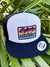 Cracker and Cur Hats Real Florida Patch Hat - Black/White Flatbill