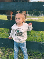 Cracker and Cur outerwear Toddler Perseverance Sweatshirt- Natural