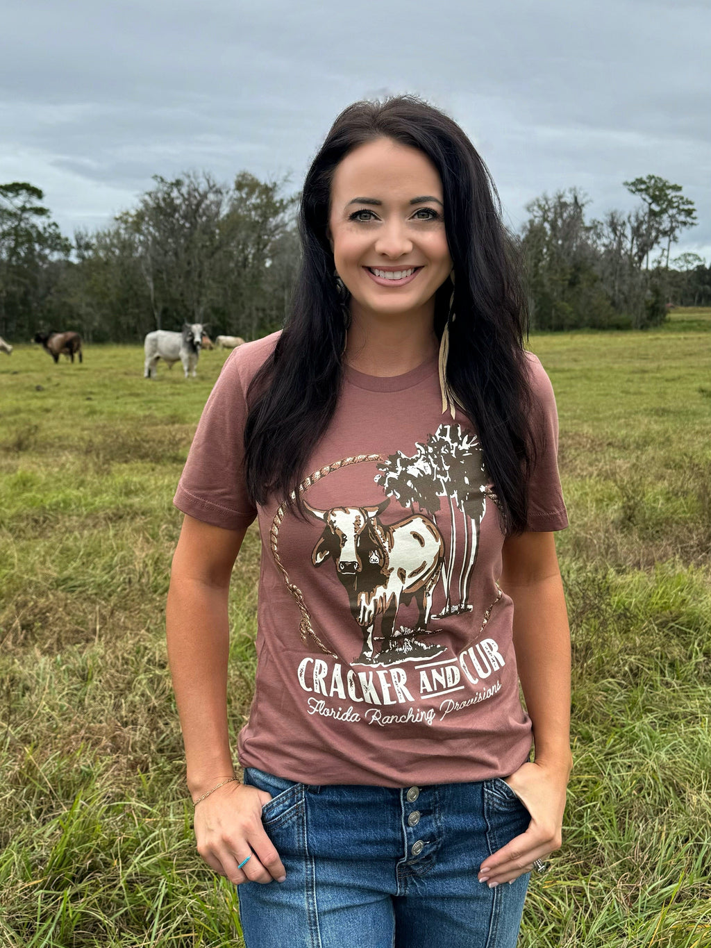 Cracker and Cur Shirts Brahma Rope- Chestnut