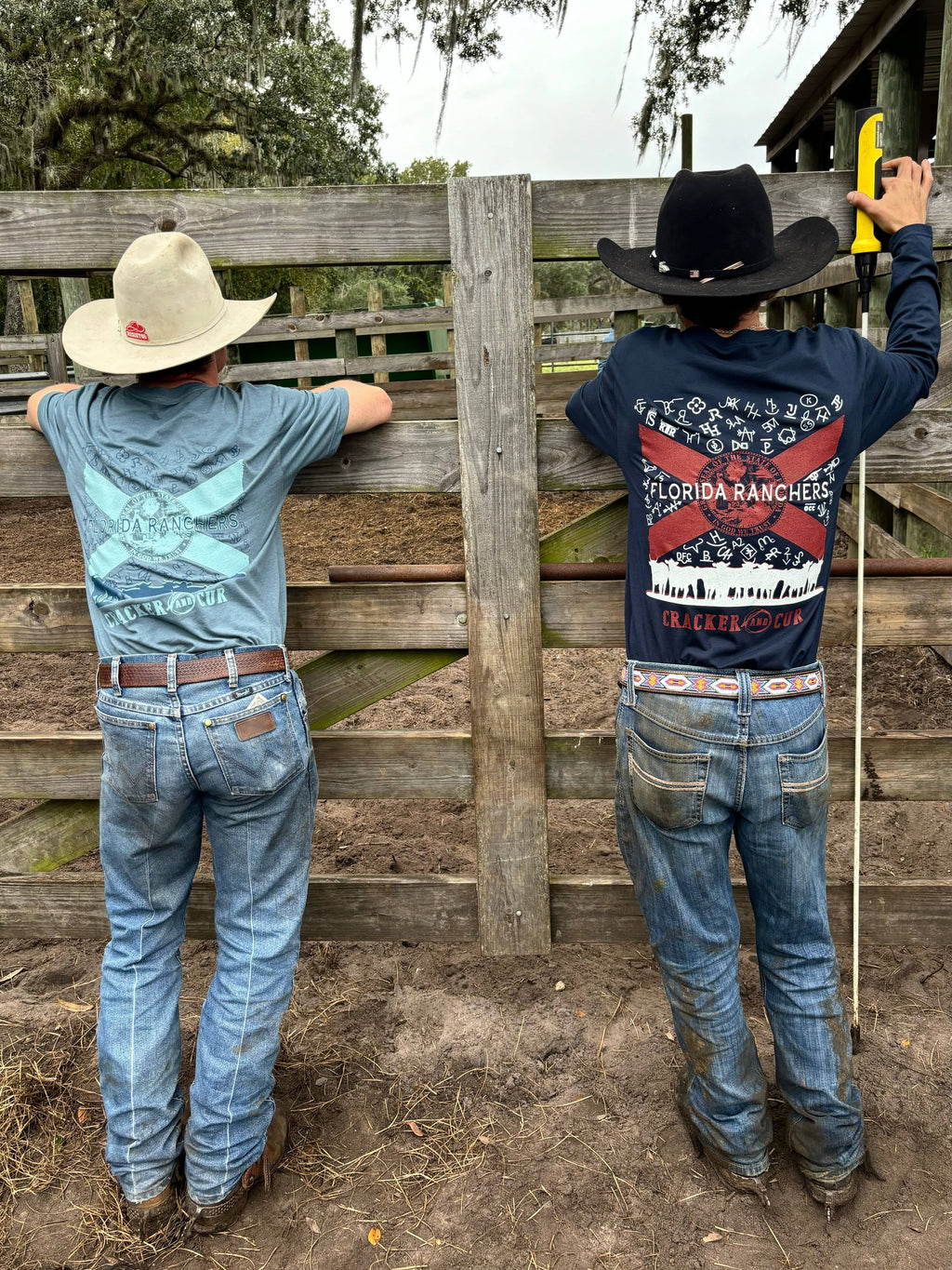 Cracker and Cur Shirts Florida Brands Long Sleeve- Midnight Navy