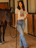 Cracker and Cur Shirts Sunkissed Cowgirl- Dust