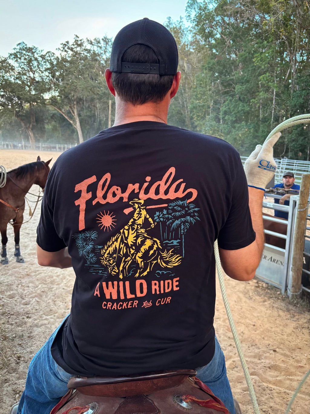 Cracker and Cur Shirts Wild Ride Pocket- Black