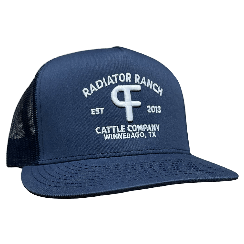 Pf Radiator Ranch Hat Radiator Ranch PF Brand Navy – Russell's Western Wear, Inc.