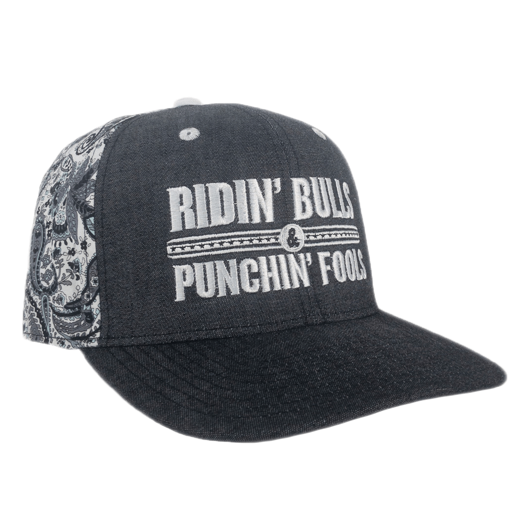Dale Brisby's Rodeo Time Cap Ridin' Bulls & Punchin' Fools Bandana Flatbill