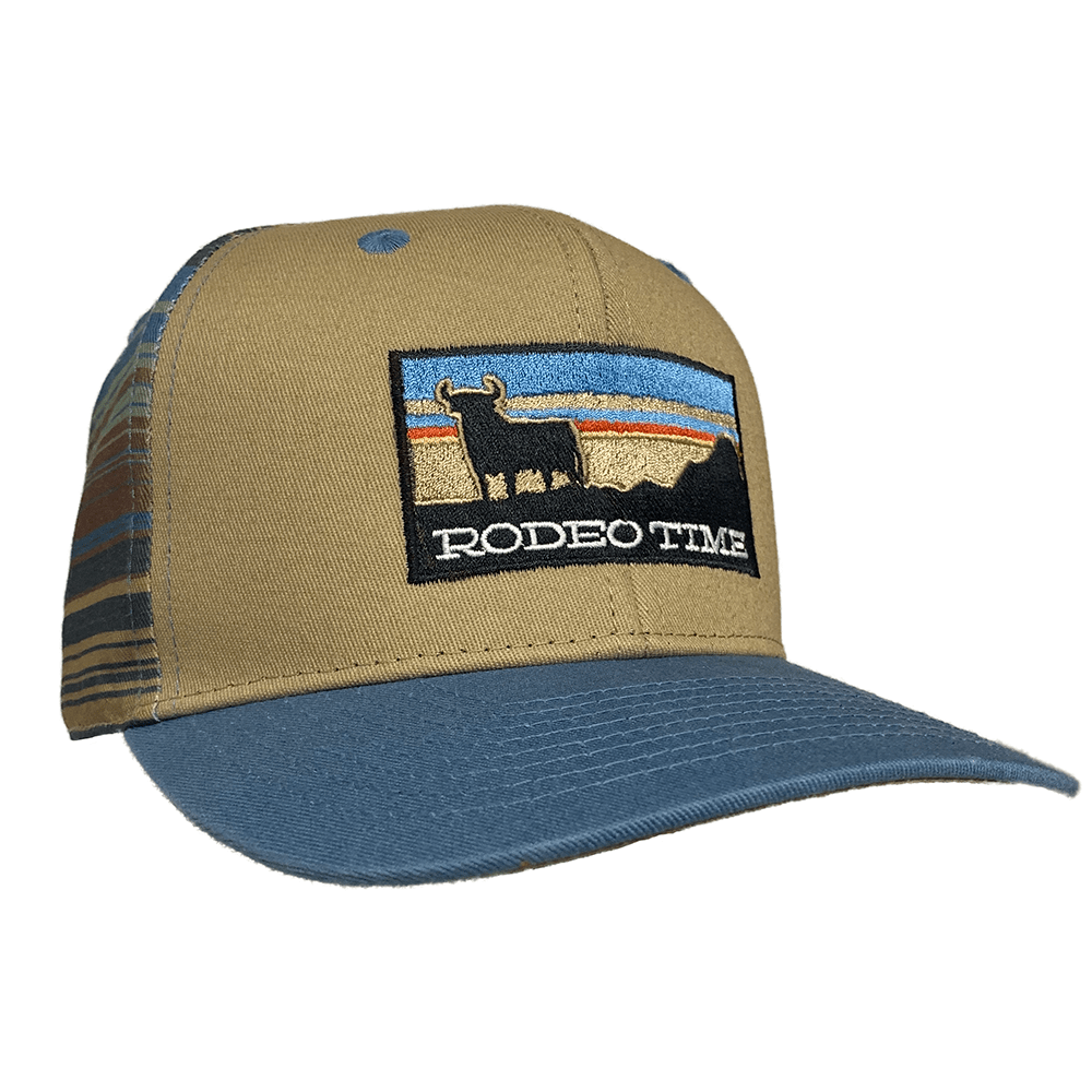 Dale Brisby's Rodeo Time Cap Rodeo Time Sunset Serape Back Flatbill