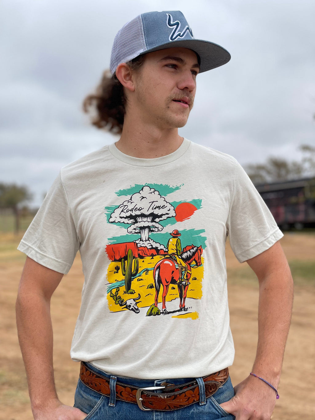Dale Brisby's Rodeo Time T-Shirt Rodeo Time Radiation Ranch T