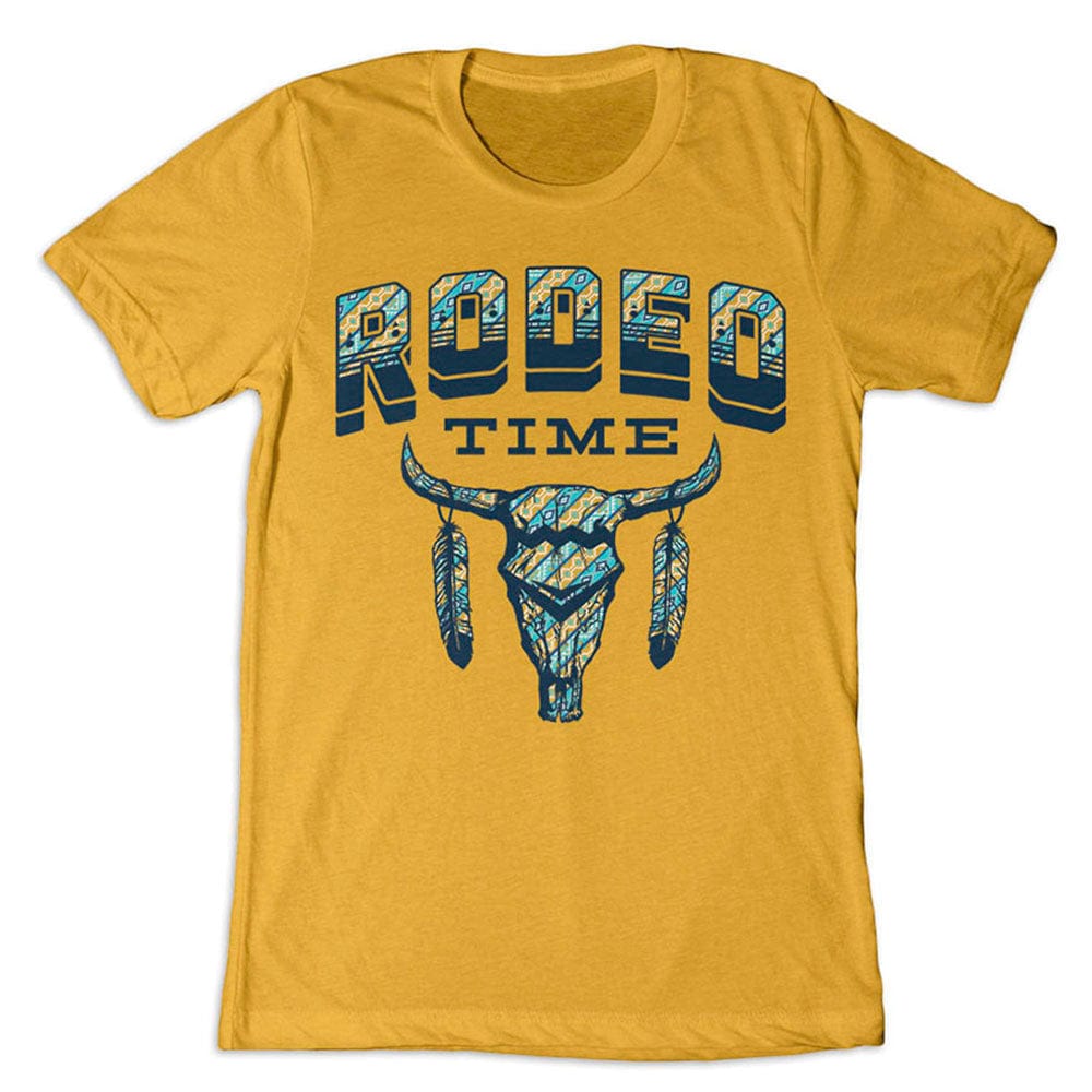 Dale Brisby's Rodeo Time T-Shirt Tribal Mustard Rodeo Time T