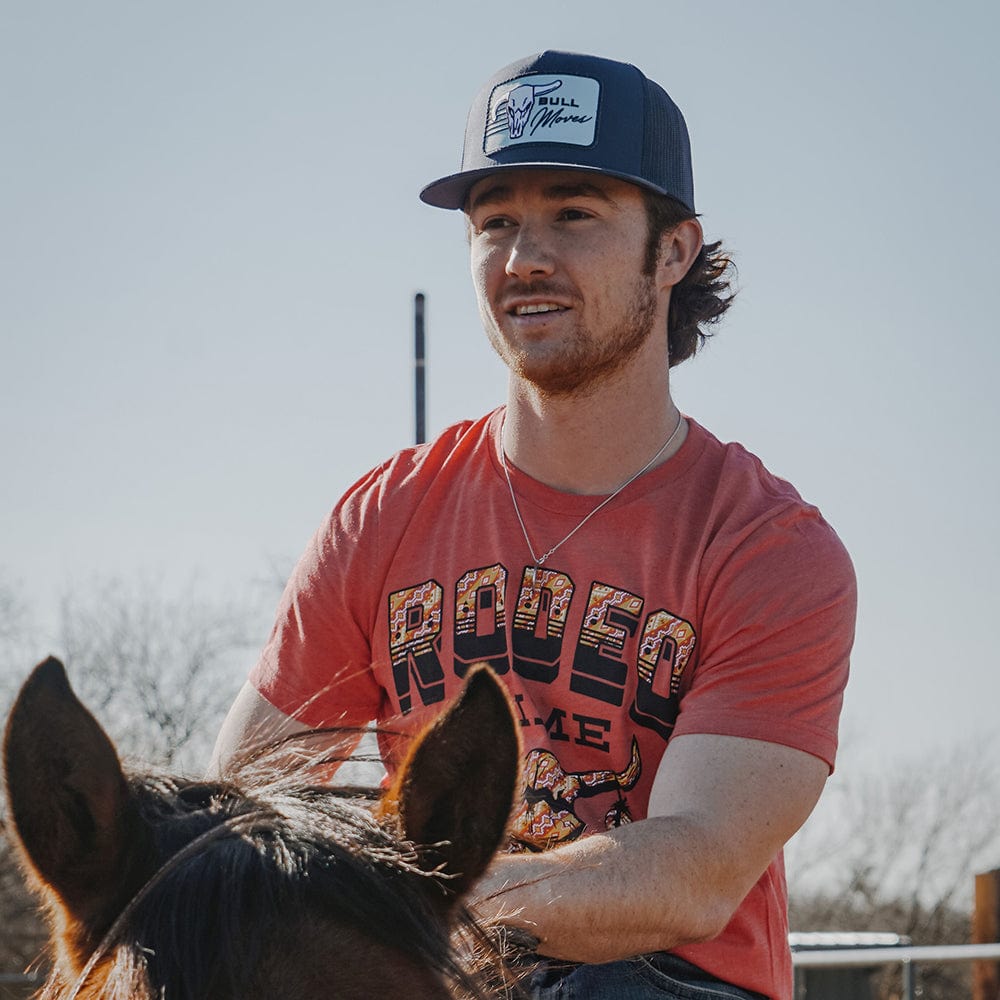 Dale Brisby's Rodeo Time T-Shirt Tribal Red Rodeo Time T