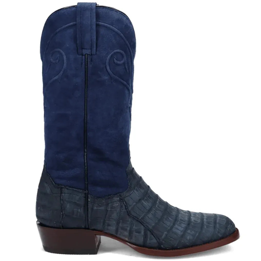 DAN POST Boots Dan Post Men's Alvis Blue Caiman Exotic Western Boots DP3101
